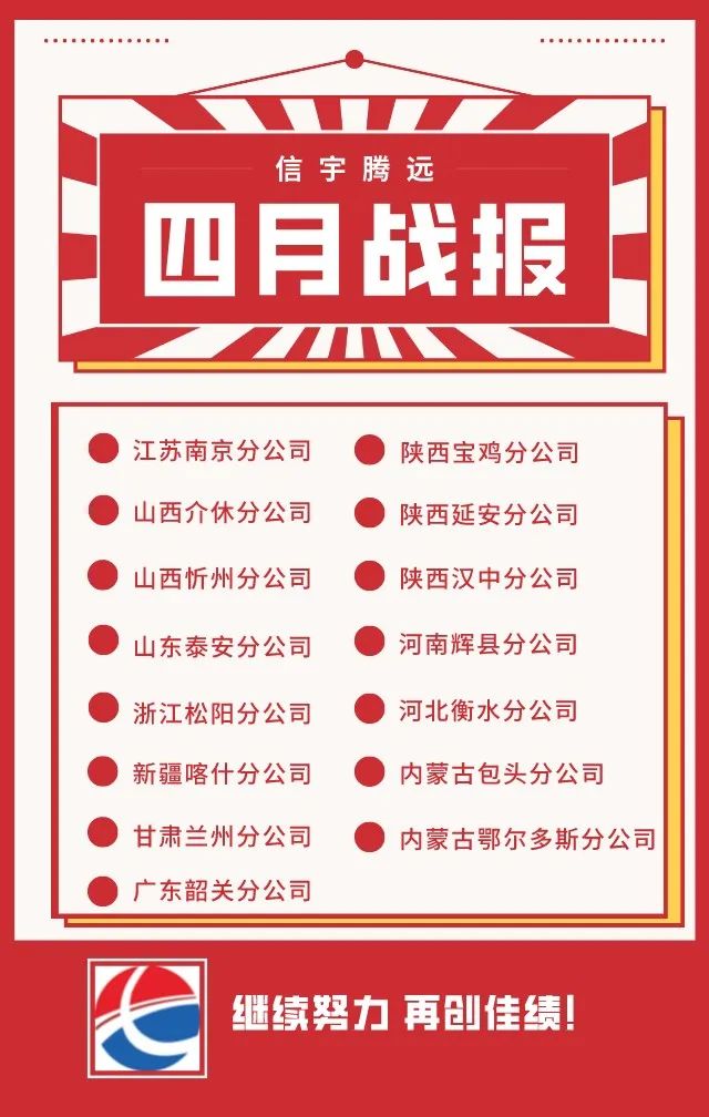 信宇騰遠成立江蘇南京、甘肅蘭州、內蒙古包頭等15家分公司